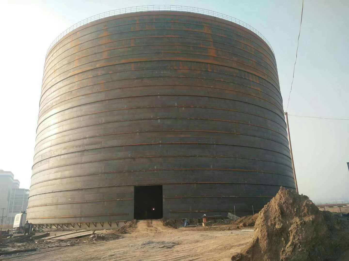 台前承建大型钢板库的好处及原理