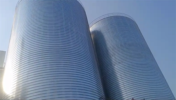 台前2座混凝土高架卷板仓