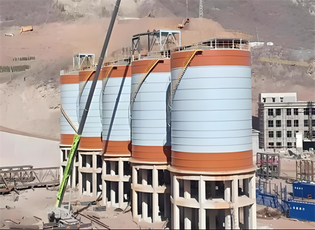 台前高架钢板仓