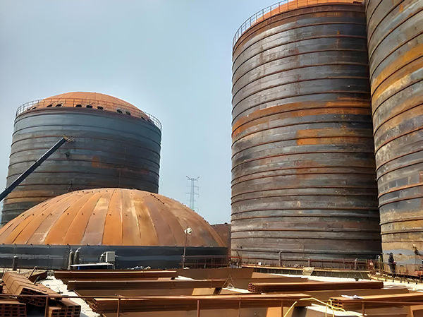 台前焦粉钢板仓